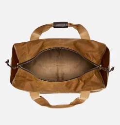 Tin Cloth Medium Duffle Bag Dark Tan