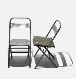 Vintage Tent Seat Cushion Vert