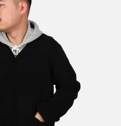 Zip Up Vee Cardigan Mole